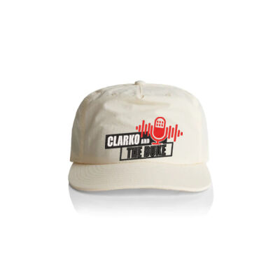 Clarko & The Duke, White Surf Cap Thumbnail